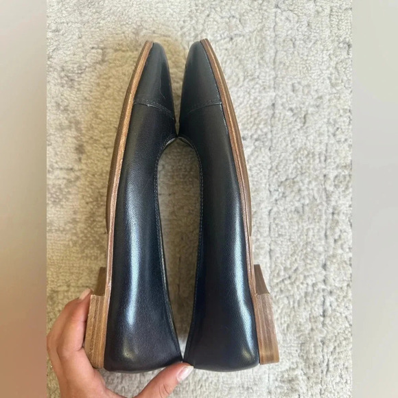 Gucci Hills Black Ballet Designer Flats, Interlocking G logo, size 9, pre-owned - Picture 8 of 10
